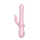 Sxe Fannie USB Silicone Multi Mode Rabbit Vibrator Pink VIBRATORS-RABBIT